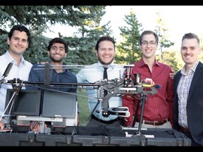 Left to right: Francisco Gonzalez, Shaun Sidhu, Fernando Moreira, Matthew Glanzer, and Tyrone Visser.