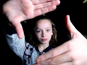 Taylor Hatala, 12, a hip hop dancer that has been appearing onstage with Janet Jackson in Calgary.