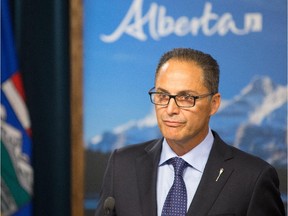 Joe Ceci, Alberta President of Treasury Board and Minister of Finance.