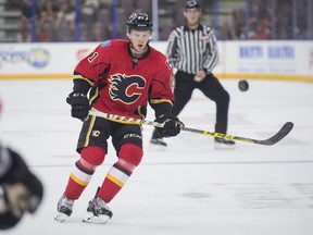 Brett Kulak of the Calgary Flames is turning heads in Penticton.