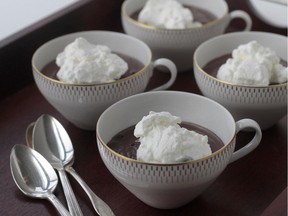 Chocolate pudding, with a dollop of lightly sweetened whipped cream, is soothing and luscious -- making it an ideal comfort food.