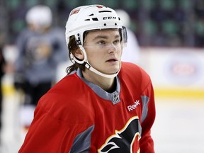 Calgary Flames defenceman Rasmus Andersson is in the mix for one of the team's depth positions on the blueline.