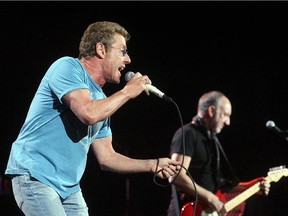 Roger Daltry, left, and Pete Townsend of The Who. The band has rescheduled its Calgary show.