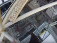 A still from Joseph McGuire's video from the top of a Calgary crane.