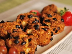Fruited Oatmeal Drop Biscuits
