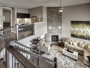 The bonus room in the Garnet show home by Mattamy Homes in Southwinds.