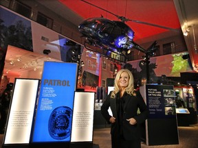 Tara Robinson, Executive Director of YouthLink Calgary Police Interpretive Centre, stands in the newly opened YouthLink Calgary Police Interpretive Centre in northeast Calgary on Thursday September 24, 2015.