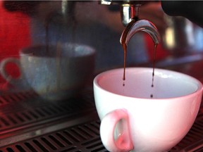 SAN FRANCISCO, CA - AUGUST 26:  Freshly brewed coffee drips into a cup at Ritual Coffee on August 26, 2011 in San Francisco, California. Coffee shops across the country are being faced with the decision to raise retail coffee prices as wholesale coffee bean prices are surging. According to the International Coffee Organization, the daily average composite price of coffee beans has gone up nearly every day over the last 12 days.