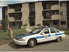 The building in which the body of Joanne Kotyk was found in 1995. Her husband Wilfrid Oscar Trohan was later convicted of murdering her.