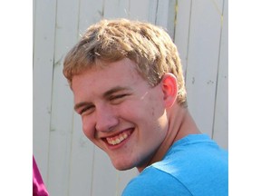 Anders Jason Newman, 18, of Cochrane, died after a fall while hiking near Big Interior Mountain in Strathcona Provincial Park in British Columbia on Sunday, October 25, 2015.
