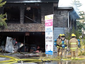 The Calgary Fire Department is investigating a house fire in the 4200 block of Elbow Drive just after 4 p.m. on Saturday afternoon. The house was for sale and unoccupied. Quick actions by emergency workers prevented damage to a neighbouring home.
