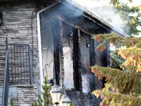 The Calgary Fire Department is investigating a house fire in the 4200 block of Elbow Drive just after 4 p.m. on Saturday afternoon. The house was for sale and unoccupied. Quick actions by emergency workers prevented damage to a neighbouring home.