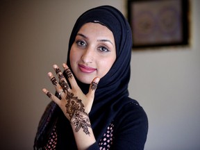 Almas Choudhry is a henna artist who came to Calgary from Pakistan in 2013.