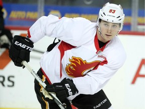 Calgary Flames centre Sam Bennett missed Saturday's game due to an upper body injury. The thought is it isn't serious, but considering the time he missed last season with a shoulder malady, it created a little bit of alarm.