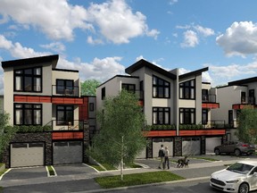 Concepts is an inner-city infill of eight executive condos by Landmark Homes in Crescent Heights.