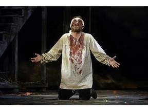 David Marr in 2015 Theatre Calgary production of King Lear. Photo courtesy Trudie Lee