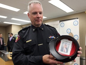 Police Chief Roger Chaffin carries a photo of his late partner, Peter Bellion, in his cap, a literal nod to the guy the new chief says he admired for his ability to “speak candidly … be clear, and drop political correctness to make sure we were doing the right things.”