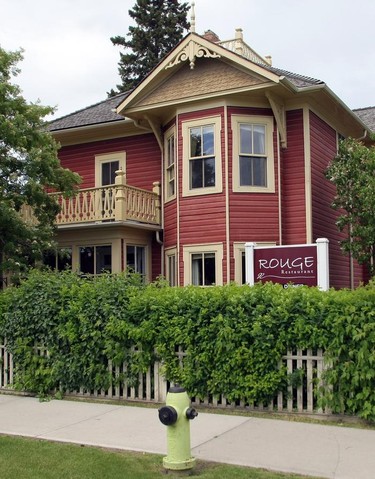 Grant Black, Calgary Herald CALGARY, AB: JUNE 24, 2011- This is the AE Cross House in the Inglewood neighbourhood of Calgary, June 24, 2011. The historic building is now the home of Rouge Restaurant.   (Grant Black / Calgary Herald) (For City section story by  Richard Cuthbertson) 00033899A