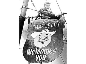 Special signs were hoisted in 1955  marking the citys Golden Jubilee year.