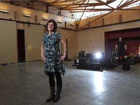 One of the only known photographs taken inside of the Calgary Folk Music Festival's Secret Sounds Society's temple in Inglewood (a.k.a. Festival Hall).