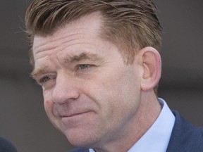 Wildrose Leader Brian Jean. Columnist Naomi Lakritz pointd out that a merger with the Tories last year was treason, and this year it's not.