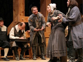 A scene from Arthur Miller's The Crucible at Theatre Calgary.