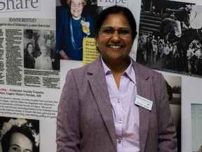 Padmaja Genesh from Alzheimer Society of Calgary.