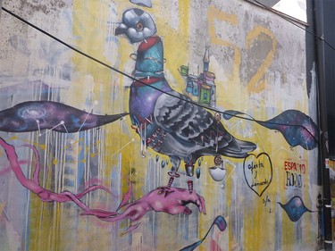Street art. Valparaiso, Chile, South America.