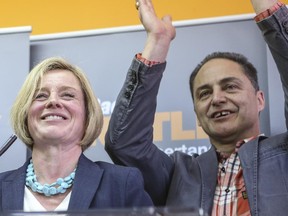 Premier Rachel Notley and Finance Minister Joe Ceci.