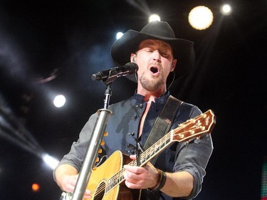 Paul Brandt performs Friday night October 2, 2015 at the Saddledome as part of the Road Trip with Dean Brody.