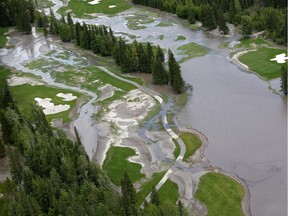 When the floods came — destroying all but four of the holes at the Kananaskis Country Golf Course — the contract stipulated the government compensate the operator for all losses above a $100,000 deductible.