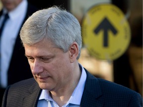 Conservative Leader Stephen Harper appears poised to step down after his Conservative government was defeated in Monday's federal election.