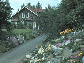 The residence of William Reader in the 1930s. The city built the home for the parks superintendent as part of the Reader Rock Gardens on the hill north of Union Cemetery. Reader set the template for Calgary's green spaces.