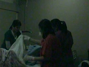 These three careworkers, Maria Teresa Dumo, May Casimero and Angelina Borja, were captured mistreating 92-year-old Ulrich Wissner on a motion activated camera, installed at the foot of the victim’s bed by his son.