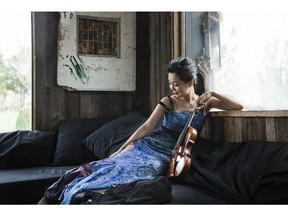 Violinist Yi-Jia Susanne Hou performs Butterfly Lovers as part of the Calgary Philharmonic's Festival of Fairytales and Legends.