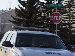 Three children were taken to hospital, two for injuries and one as a witness, after being struck by a vehicle, which fled the scene, at the intersection of Berkley Dr. NW and Bermondsey Way in Calgary, on November 20, 2015.