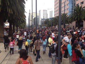 Daily street foot traffic is on a different scale in Mexico City compared to Calgary.