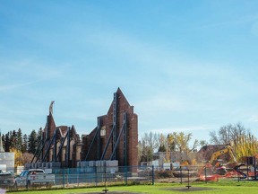 What remains of the Elbow Park School in Hillcrest after the wrecking crews arrived.