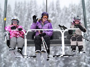 Families were having a great day on the slopes at Mt. Norquay in Banff on Oct. 26, 2012. This year's ski season at the resort will open on Nov. 5, 2015.