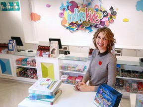 Lesley Nightingale, vice president of IndigoKids in Canada, stands in the company's new CF Chinook Centre store on Friday Nov. 6, 2015
