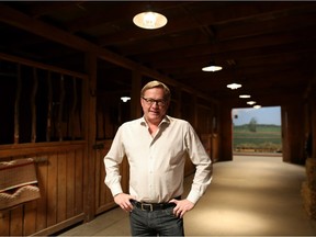 Minister of Culture and Tourism David Eggen on the set of Heartland in Calgary, announces an increase of $11 million for the Alberta Media Fund.