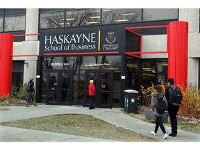 The Haskayne School of Business at the U of C.