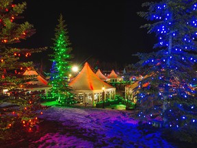 The holiday spirit, and 250,000 lights, illuminate Spruce Meadows as Christmas approaches. “The grounds will be a true winter wonderland,” says Spruce Meadows’ Ian Allison.