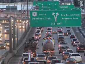 Calgarians still overwhelmingly prefer driving to work than taking other modes of transportation, the city's 2016 census says. File photo