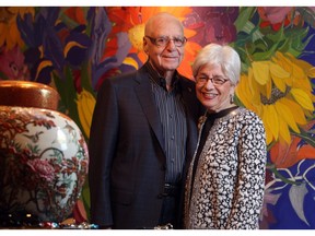 Len and Phyllis Shapiro read a story in the Herald which moved them to give to people in need in Calgary. They are donating $500 a month each for 12 months to four clergy in the city who will hand out grocery cards to people who are being hit with tough times with the economic downturn.