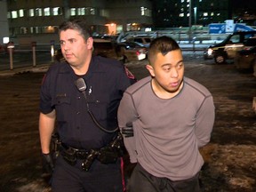 Franz Cabrera is taken into custody in 2013 in connection with the murder of Lukas Strasser-Hird.