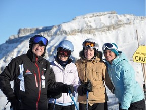 From left to right: Charlie, Louise, Kimberley and Robin Locke.