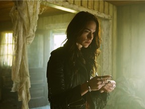 Melanie Scrofano in Wynonna Earp.