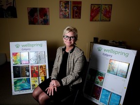 Patti Morris, executive director of Wellspring Calgary, was photographed at the cancer support centre.