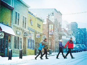 Park City's main street is apres ski central.